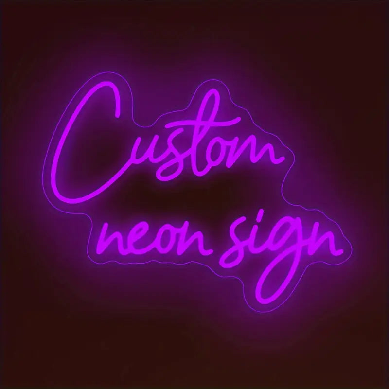 A3 Custom neon signs